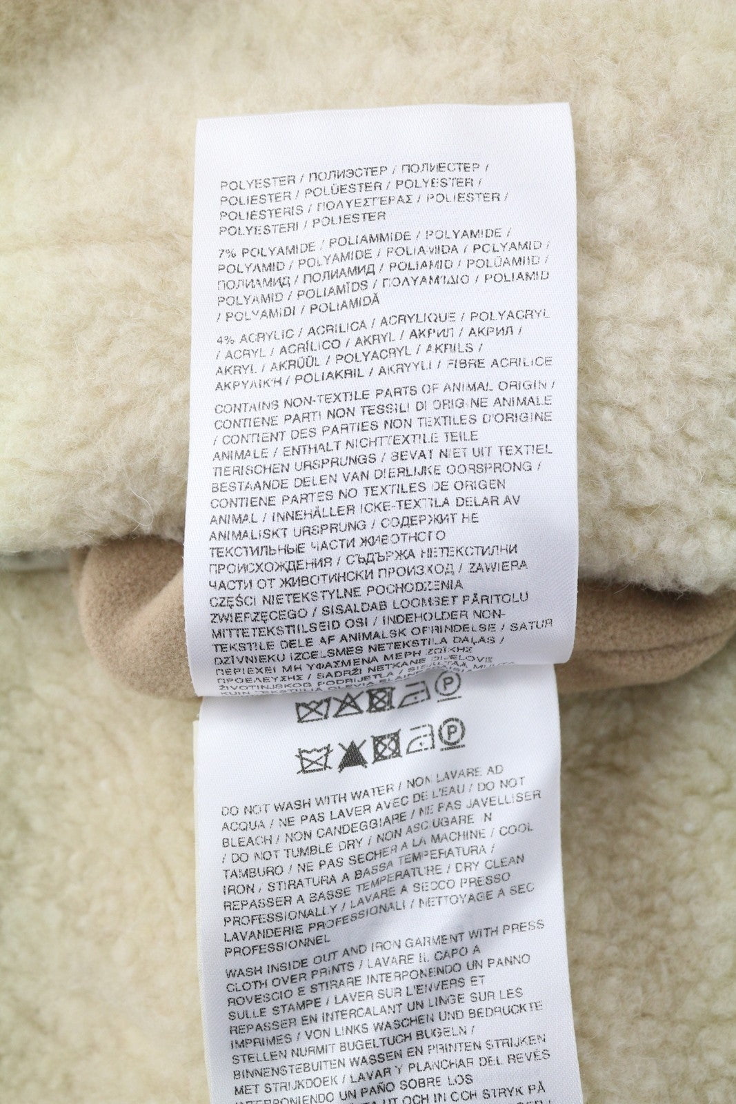 WOOLRICH dvipusė moteriška parkinė striukė su pieniška kreminės spalvos vilnos mišiniu, RRP899 