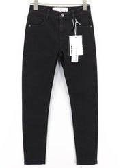 JOHN RICHMOND Aisha Women's Jeans W26 Push-Up Black Denim Normal Waist Zipper