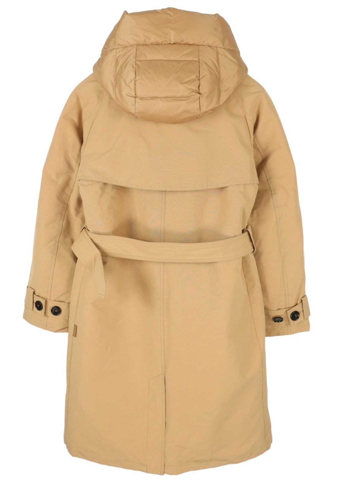 WOOLRICH dvieilis 2in1 moteriškas lietpaltis su gobtuvu S dydžio, smėlio spalvos, Primaloft PPR870 