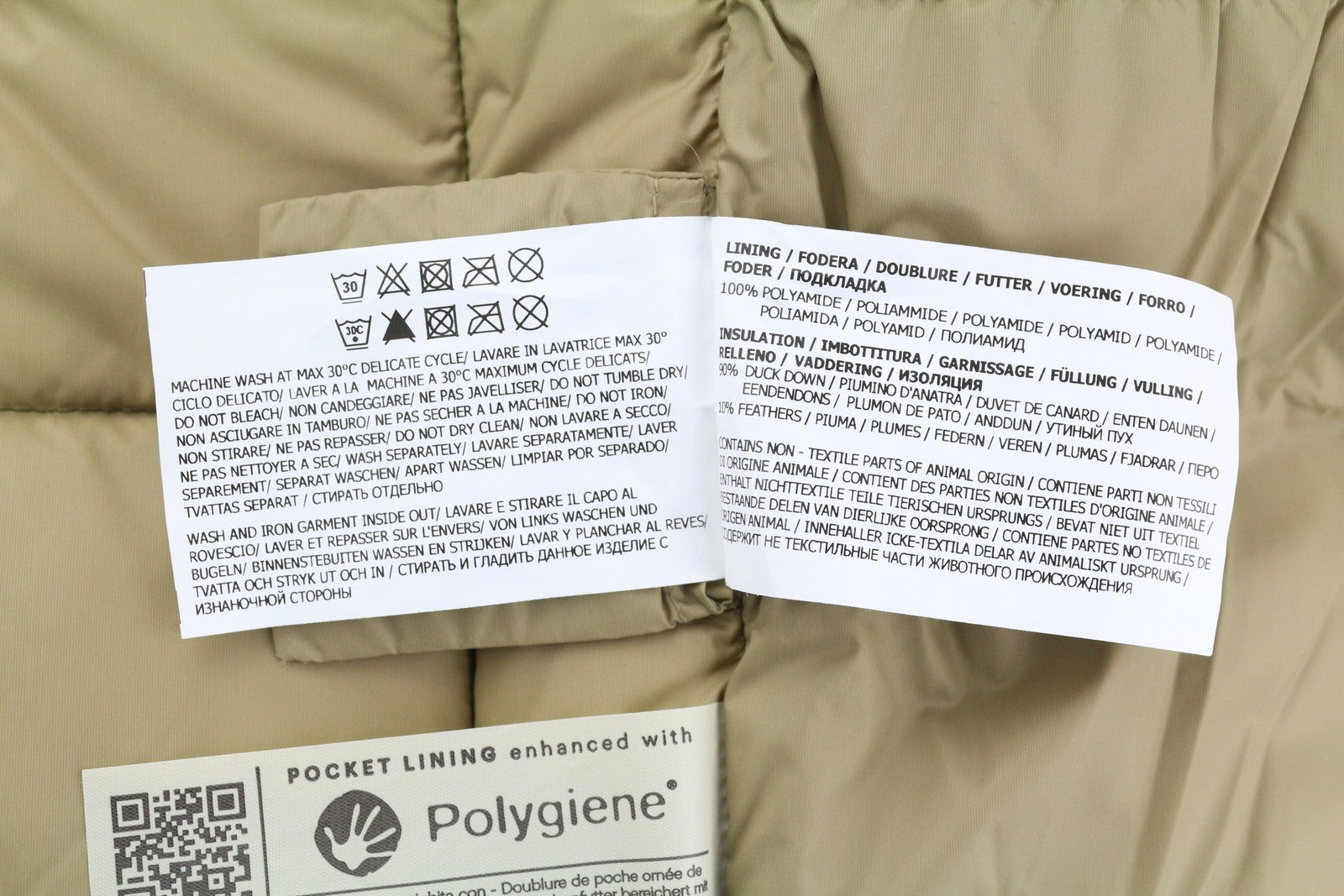 WOOLRICH Duster Blizzard vyriška striukė L, žalia, pūkuota, dygsniuota su šerpų audiniais, RRP595 