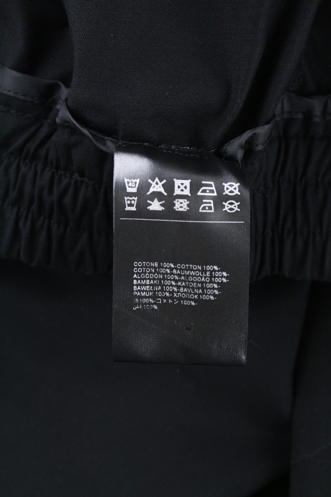 JOHN RICHMOND moteriškos kelnės S dydžio juodos tiesios su elastingu juosmeniu ir kišene, logotipu 