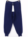 Blue Viscose Trousers