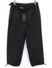 JOHN RICHMOND vyriškos kelnės ~W30 juodos tiesios elastingo juosmens logotipo laisvalaikio stiliaus su kišenėmis 