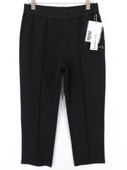 JOHN RICHMOND vyriškos kelnės M, juodos, su elastingu juosmeniu, visiems sezonams, su logotipu ir kišenėmis 