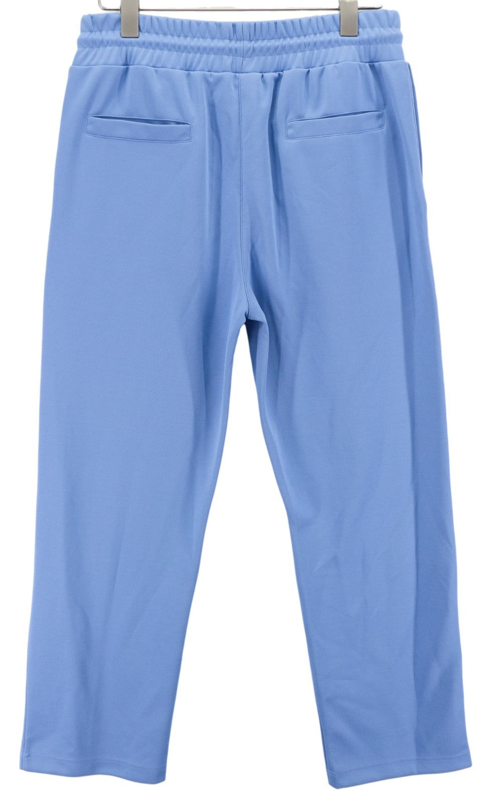 RICHMOND vyriškos kelnės M mėlynos sportinės kelnės su raišteliu ant juosmens, kišenėmis su logotipu 