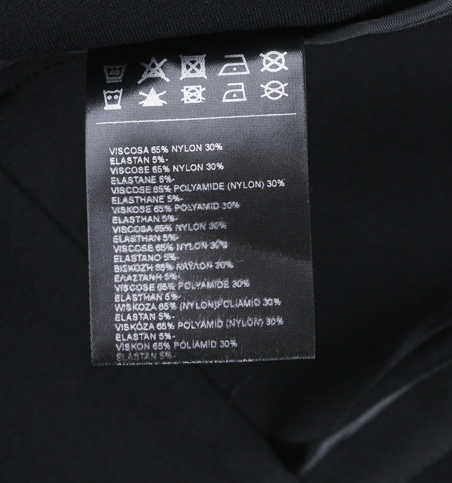 JOHN RICHMOND moteriškos kelnės S, juodos, platėjančios, užtrauktuku, aukštu juosmeniu, laisvalaikio kirpimas 