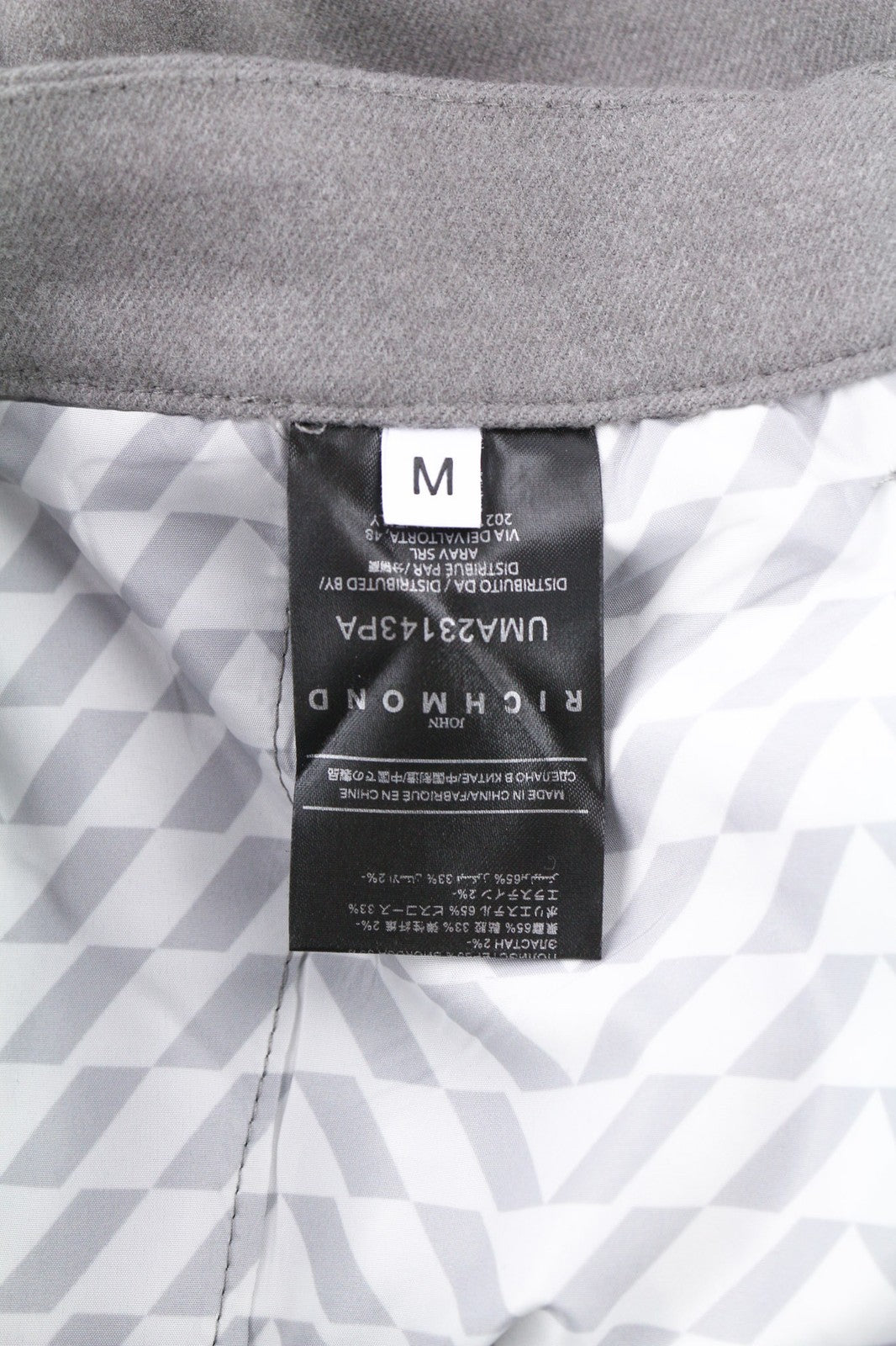 JOHN RICHMOND vyriškos kelnės M pilkos melanžo spalvos, priglundančios, su užtraukiamomis kišenėmis, laisvalaikio logotipu 