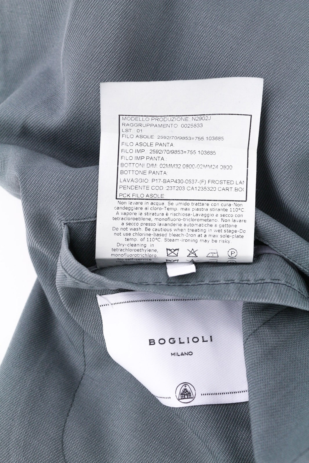 BOGLIOLI vyriškas švarkas EU48 UK38 mėlynas vilnonis švarkas su įpjova atvarte be pamušalo, dviguba skeltukais RRP946 