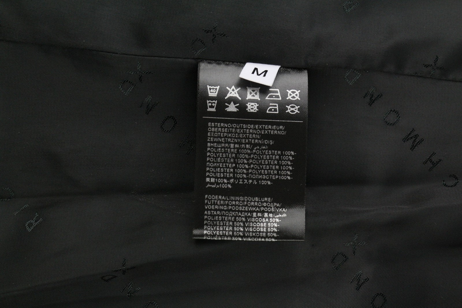 JOHN RICHMOND vyriškas švarkas M, juodas, dvieilis, su įpjova atvartu, oficialus logotipas 