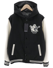 TRUE RELIGION vyriška striukė L, juoda, su dviejų spalvų gobtuvu ir logotipu 