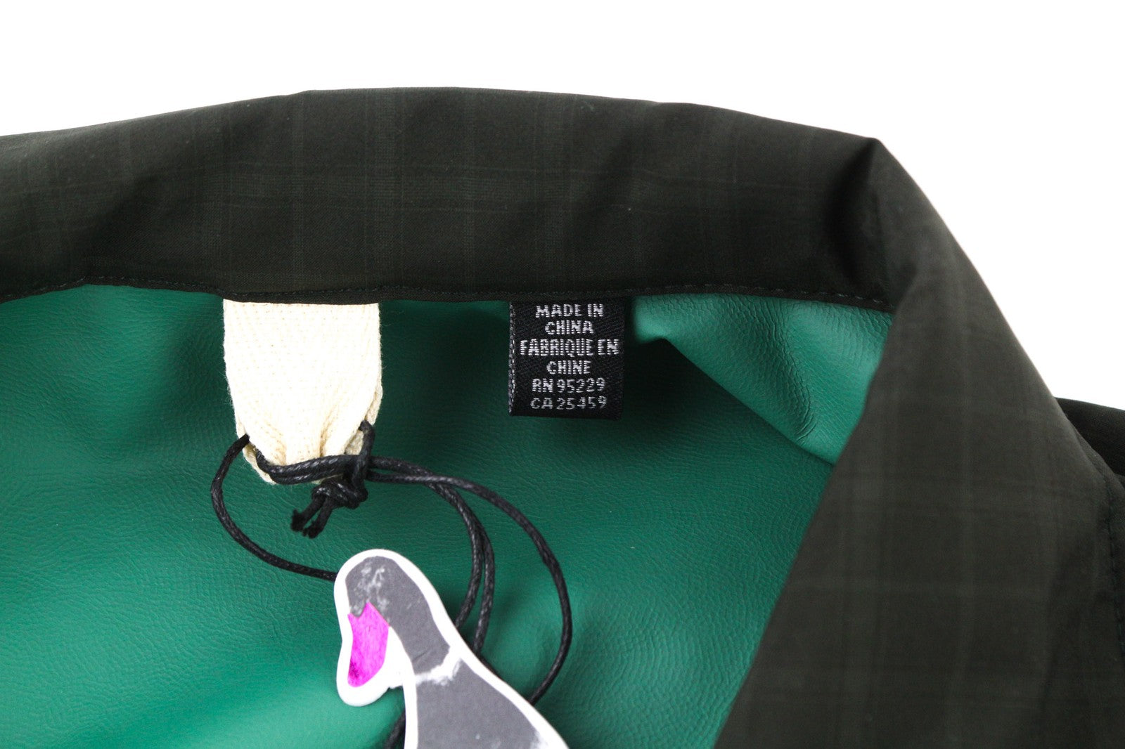 TED BAKER MMP Dafen vyriška striukė ~M žalia anorako striukė su raišteliu aukšta apykakle languota 