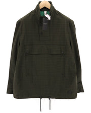 TED BAKER MMP Dafen vyriška striukė ~L juoda anorakas su raišteliu languota aukšta apykakle 