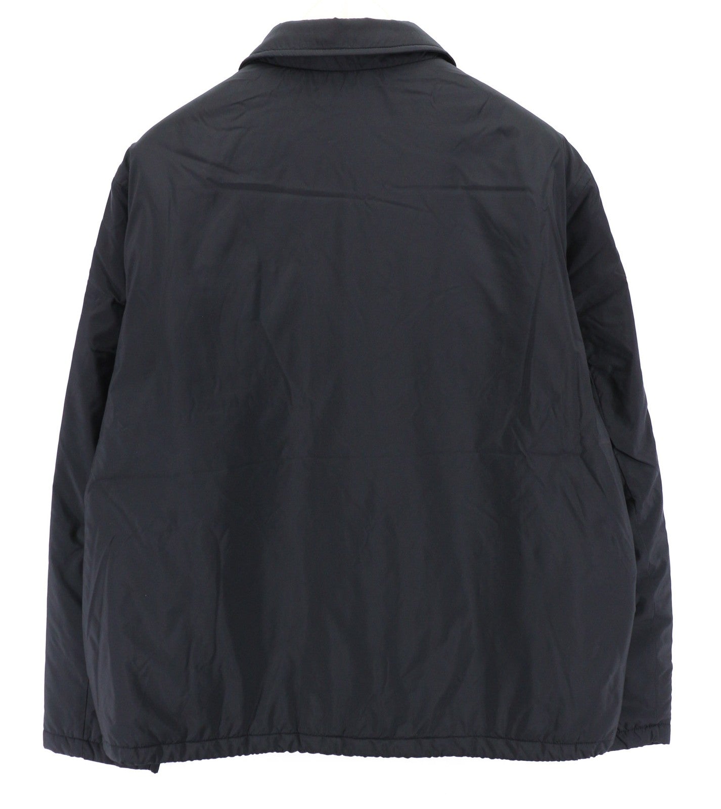 WRANGLER Stadium vyriška striukė L, juoda, izoliuota, su polo apykakle ir sagomis, pamušalu 