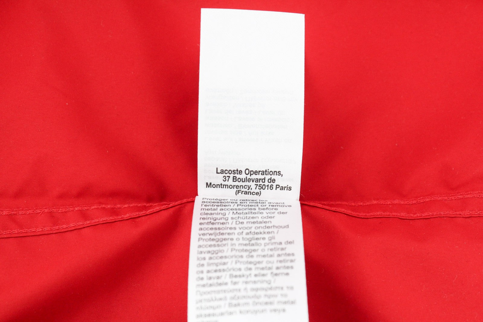 LACOSTE Sport vyriška striukė L/XL lengva, vidutinio ilgio, su gobtuvu, vandeniui atspari 