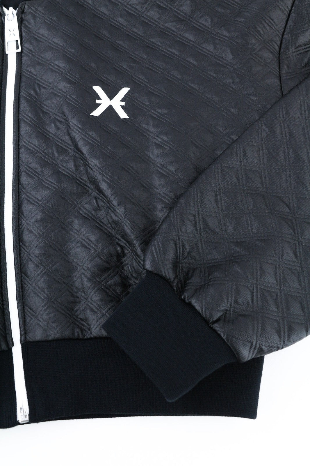 RICHMOND Women's Jacket S Black Cropped Bomber Zip Logo Lightweight