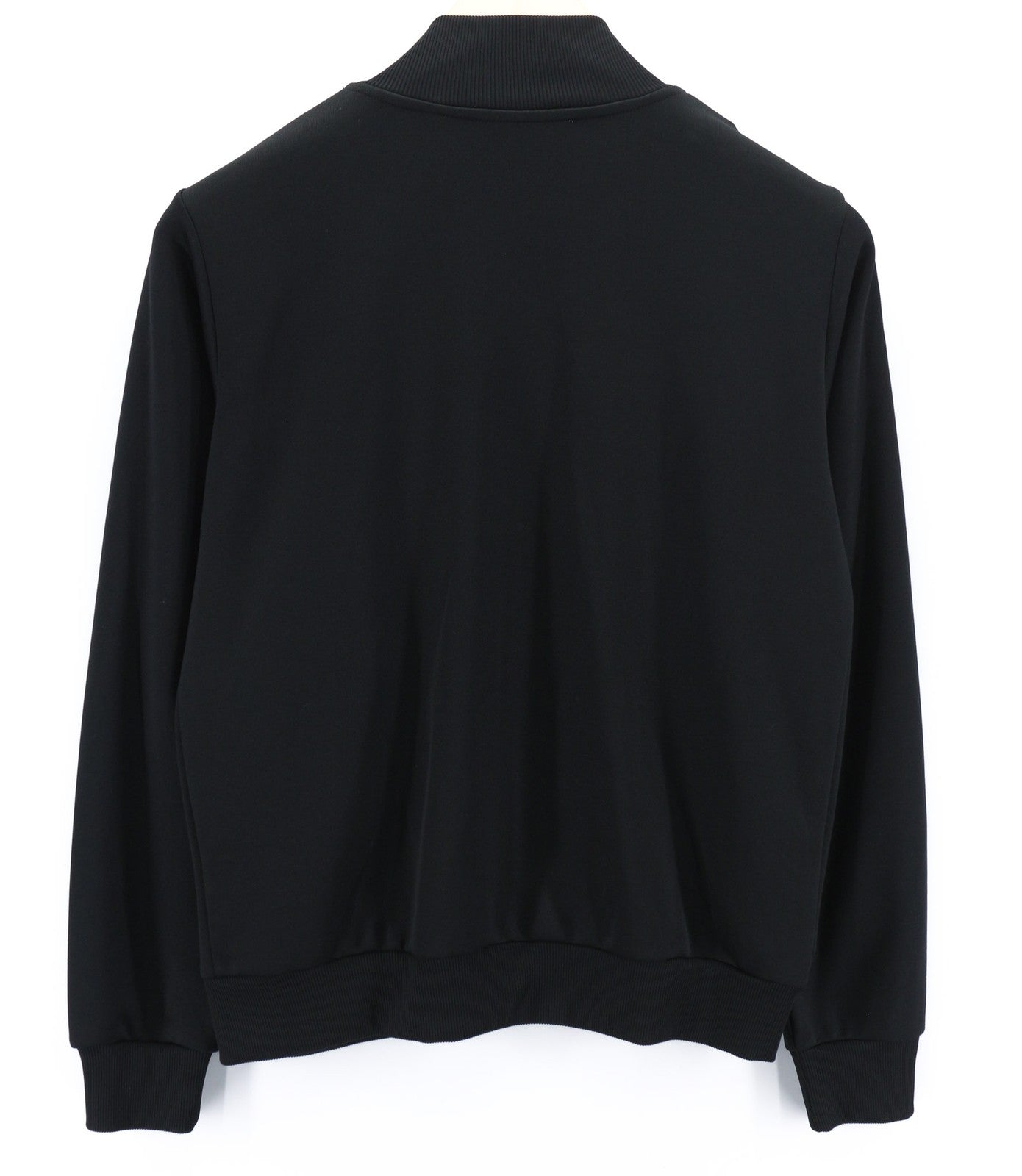 RICHMOND moteriškas džemperis su užtrauktuku ir juodu tinklelio raštu, aukšta apykakle ir kišenėmis. S dydžio. 