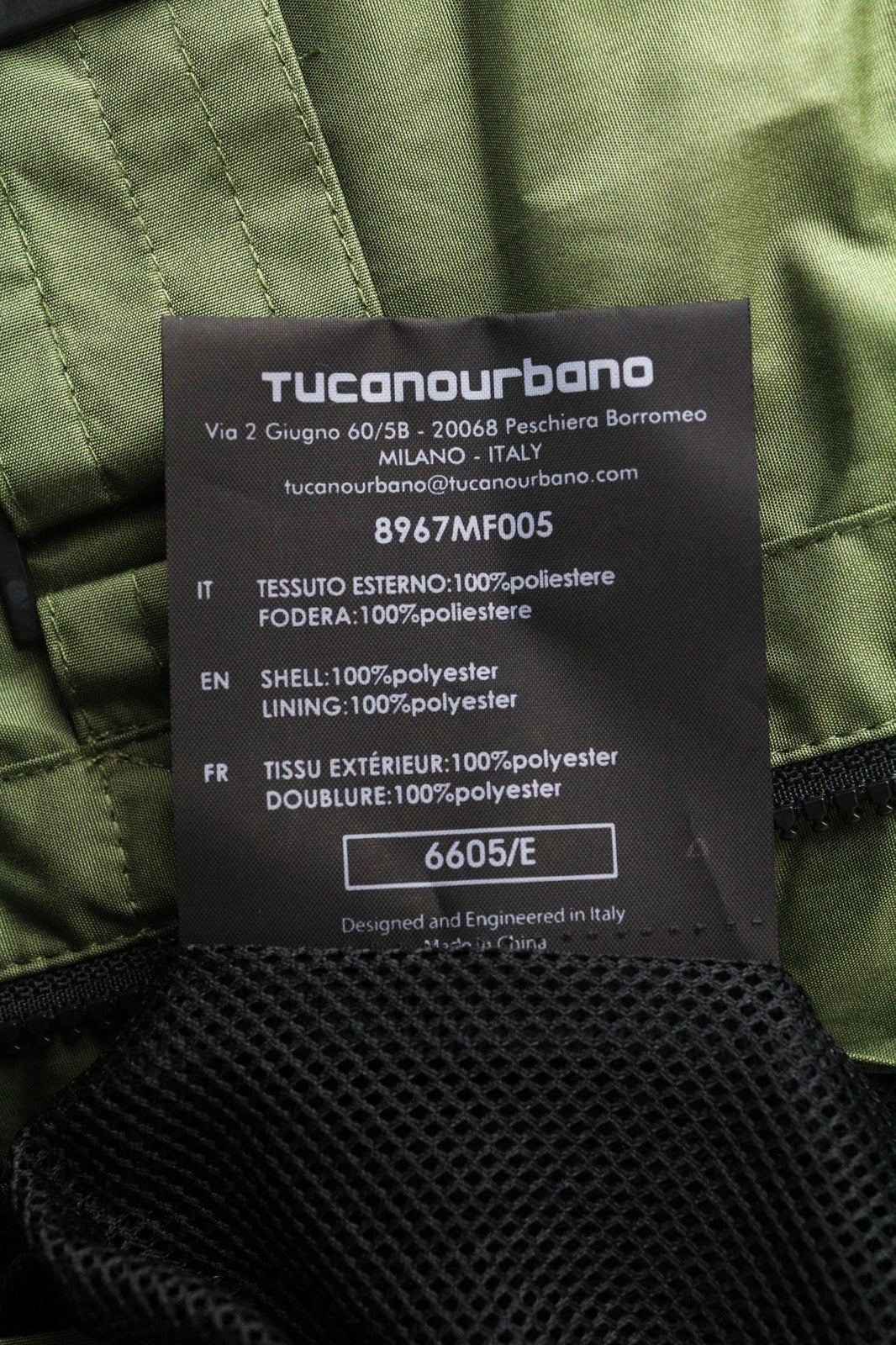 TUCANO URBANO New Tucanji L Men Jacket Green Waterproof Windbreaker Moto