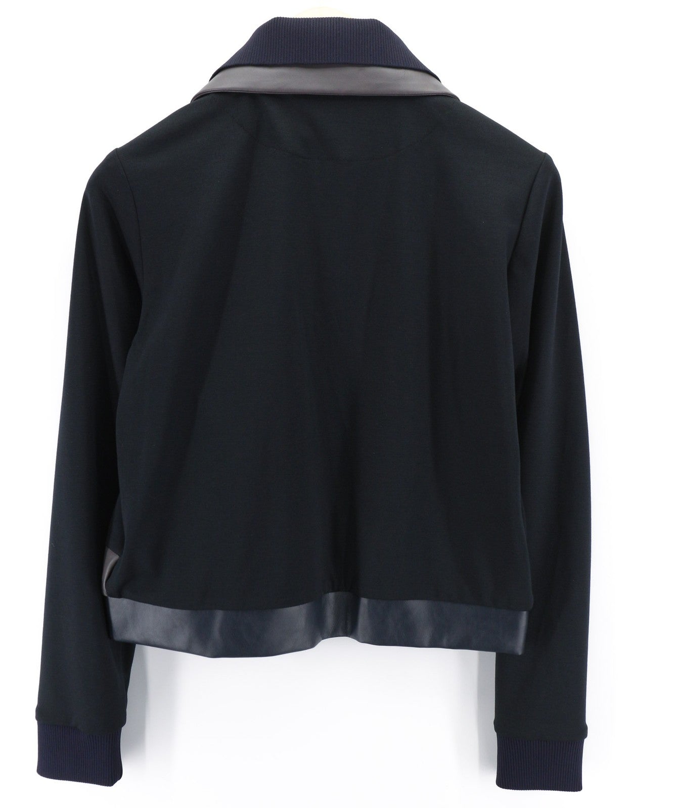 JOHN RICHMOND Women's Sweatshirt S Black Double Collar Thin Logo Topwear