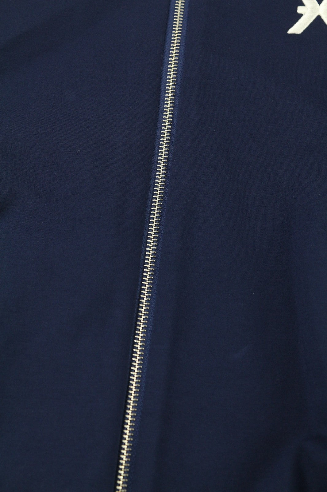 JOHN RICHMOND Women's Sweatshirt S Mid Blue Zip Logo Bomber Lightweight