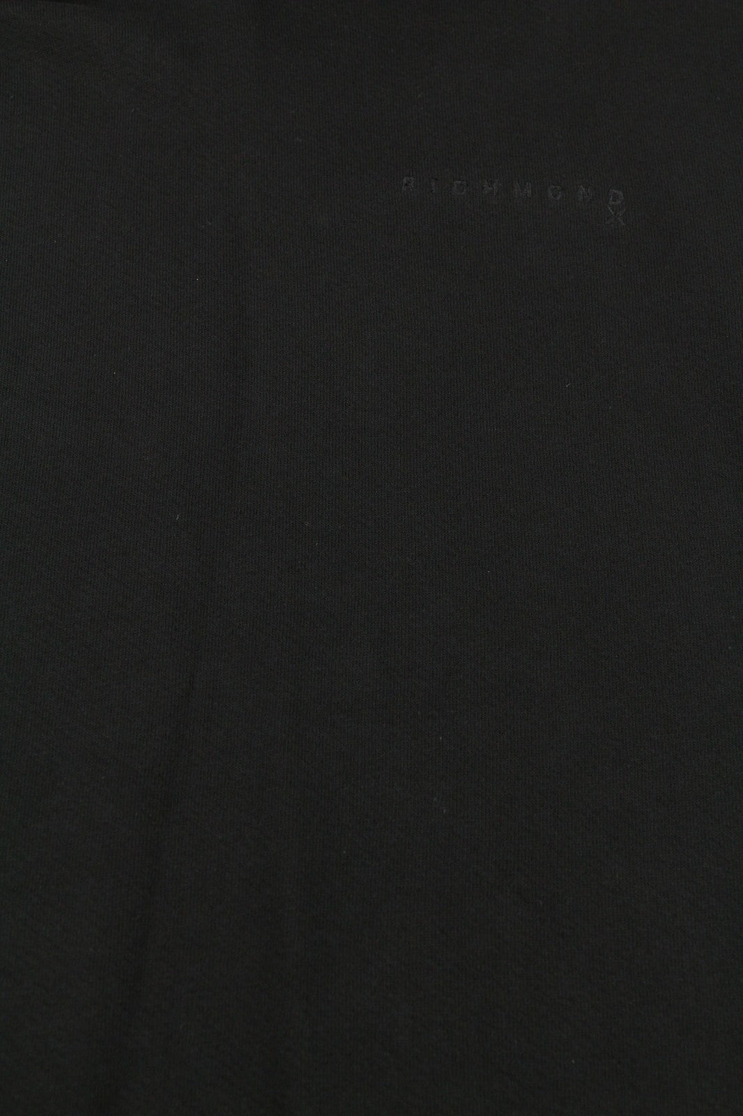 RICHMOND Women's Hoodie S Black Pullover Hooded Logo Drawstring Cotton