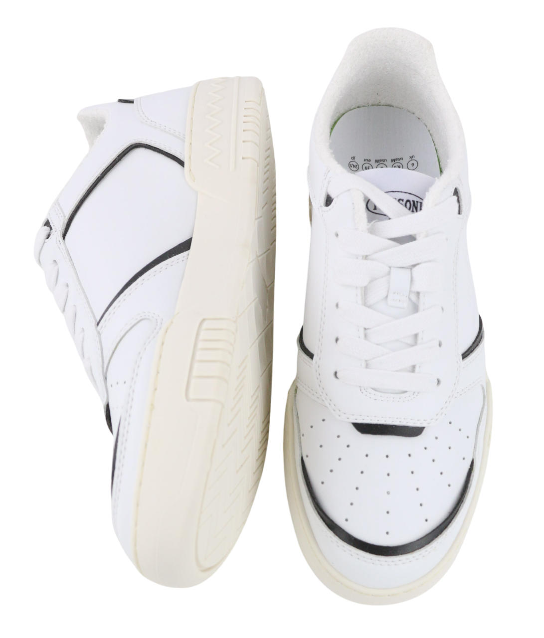 ACBC X MISSONI SHMIBNL Unisex sportbačiai su žema pamušalu, juodi, su detalėmis 