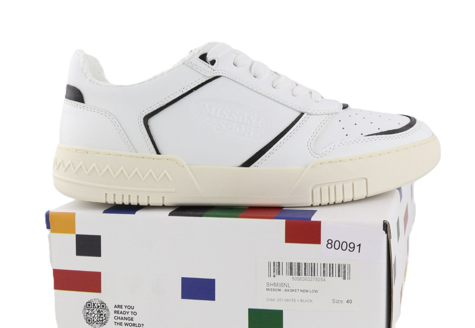 ACBC X MISSONI SHMIBNL Unisex sportbačiai su juodomis detalėmis, EU40 