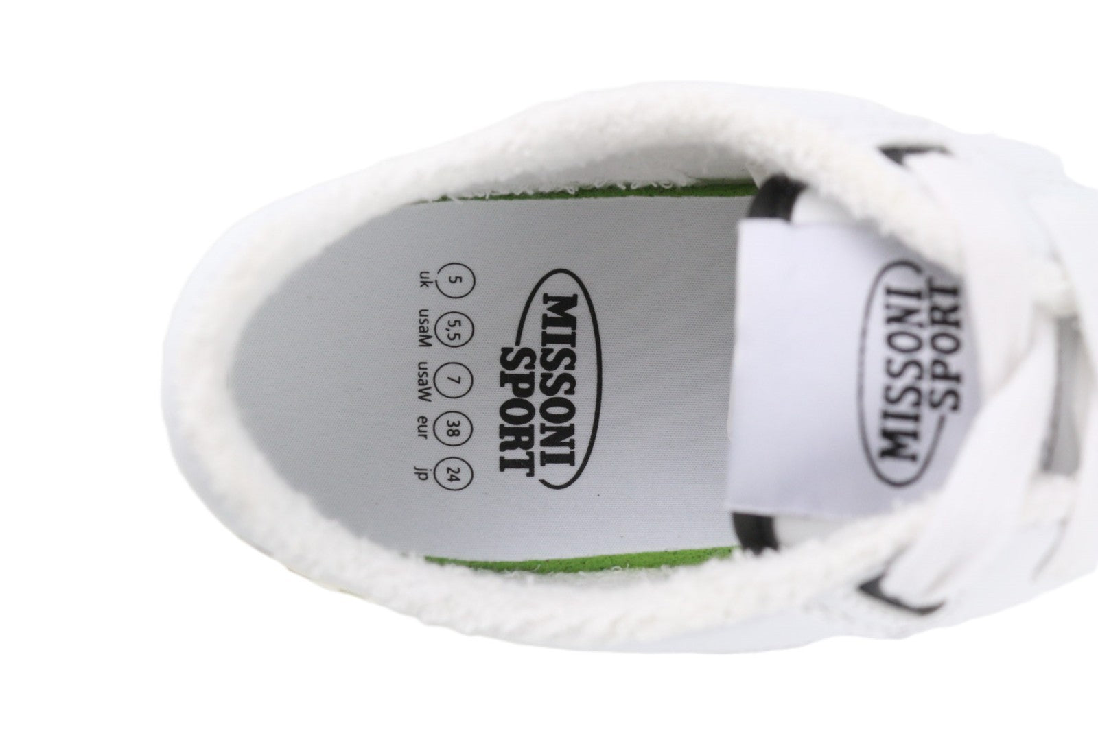 ACBC X MISSONI SHMIBNL Unisex sportbačiai su žemu pamušalu, juodi, 38 dydžio 