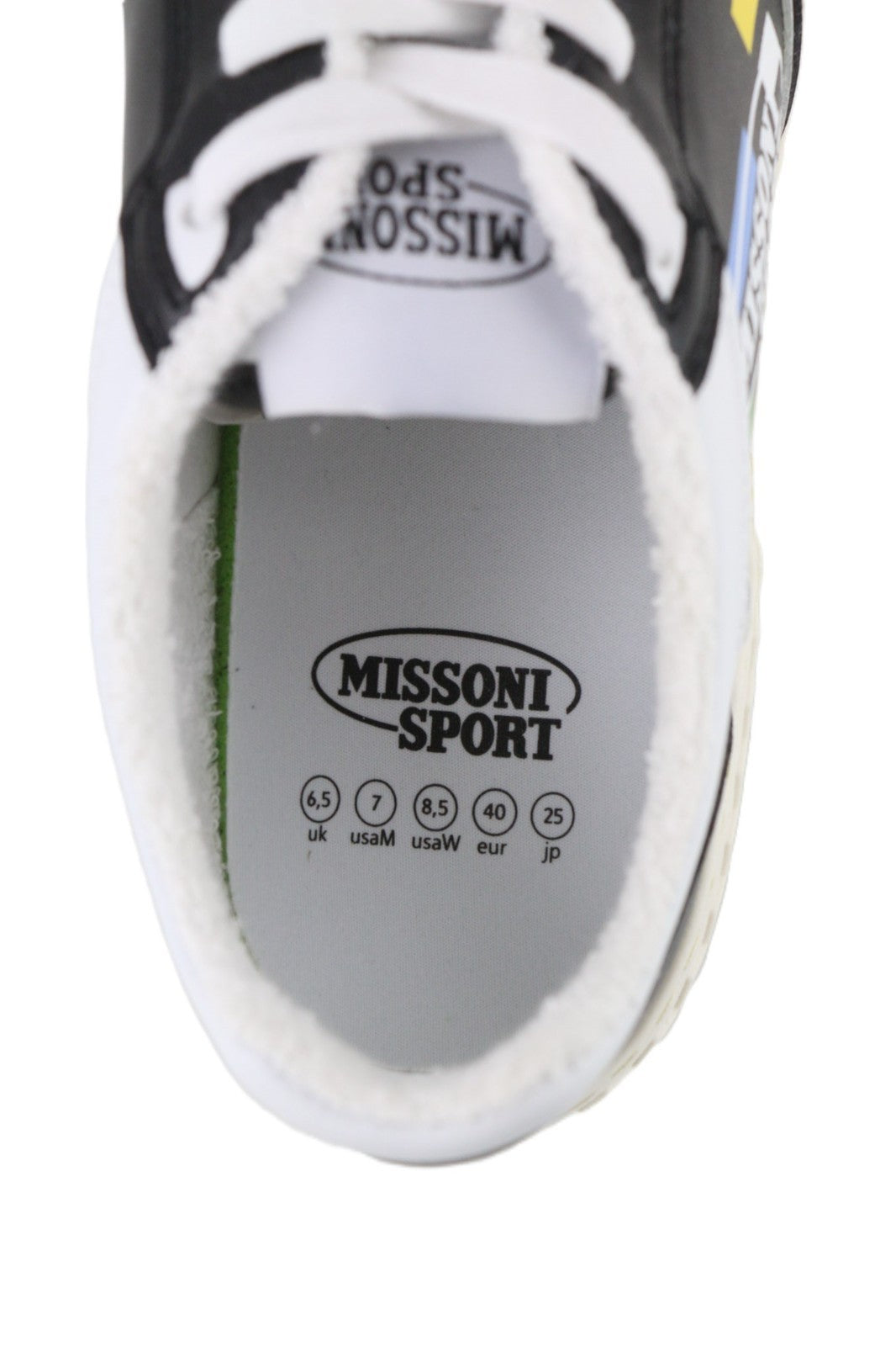 ACBC X MISSONI SHMIBNL Unisex sportbačiai su krepšinio formos detalėmis, juodi, EU40, sportinės detalės 