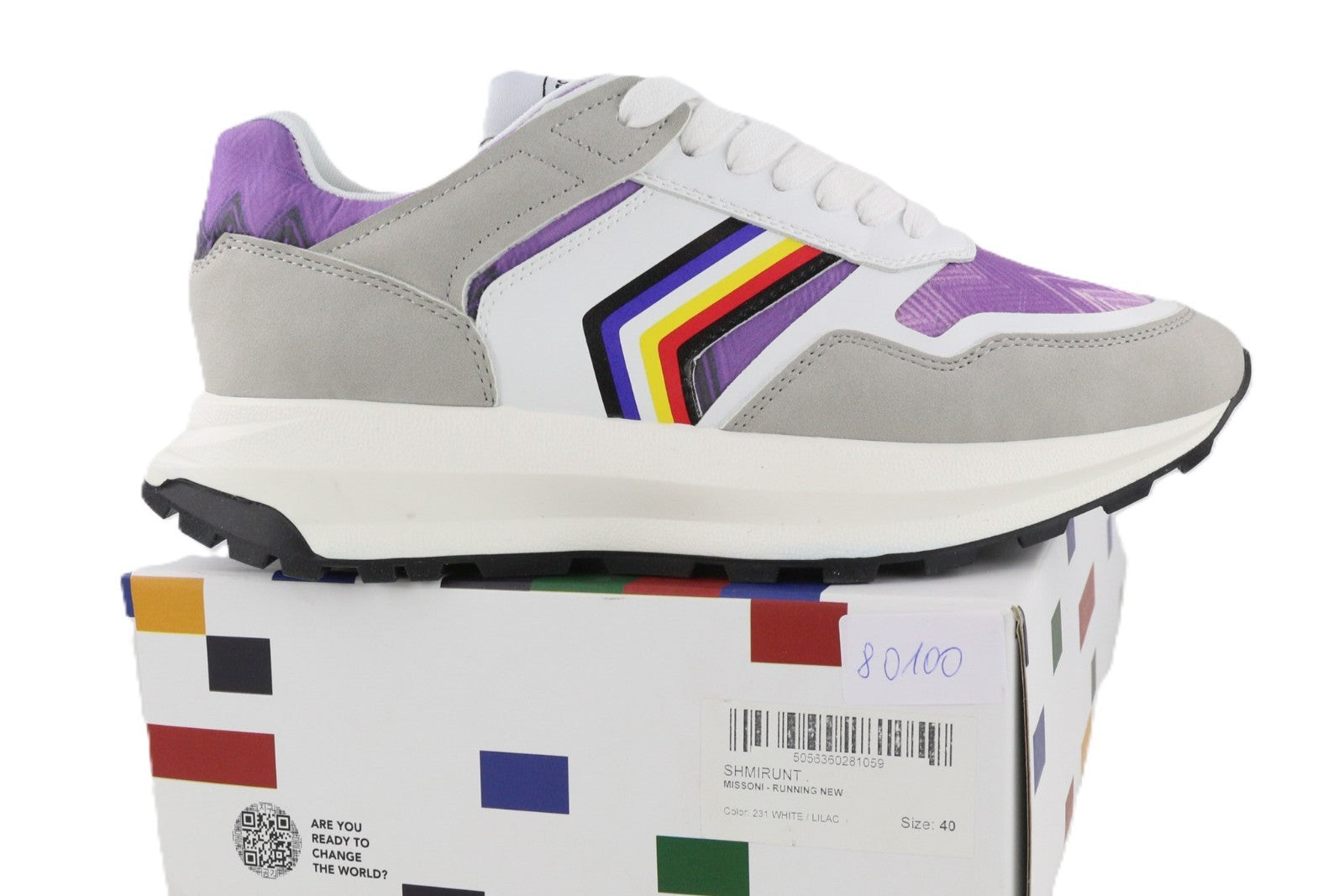 ACBC X MISSONI SHMIRUNT bėgimo unisex sportbačiai EU40 Eco Sport Trainer Low 