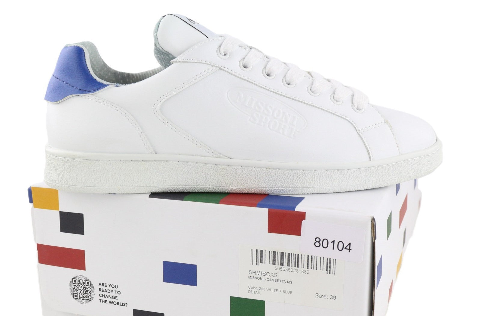 ACBC X MISSONI SHMISCAS Cassetta MS Unisex sportbačiai EU39 Balta Mėlyna Detalės 