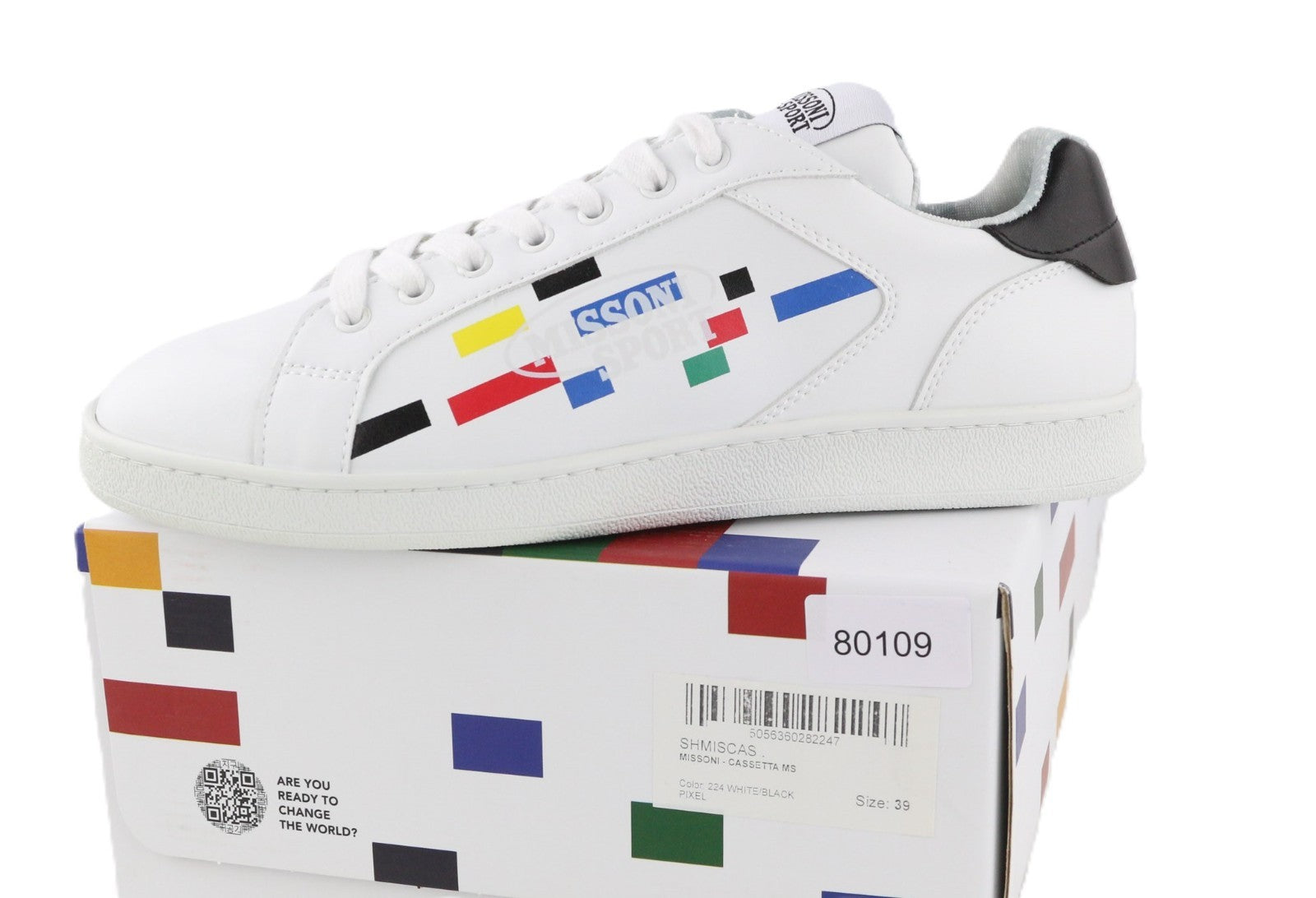 ACBC X MISSONI SHMISCAS Cassetta MS Unisex sportbačiai EU39 Black Pixel Lace 