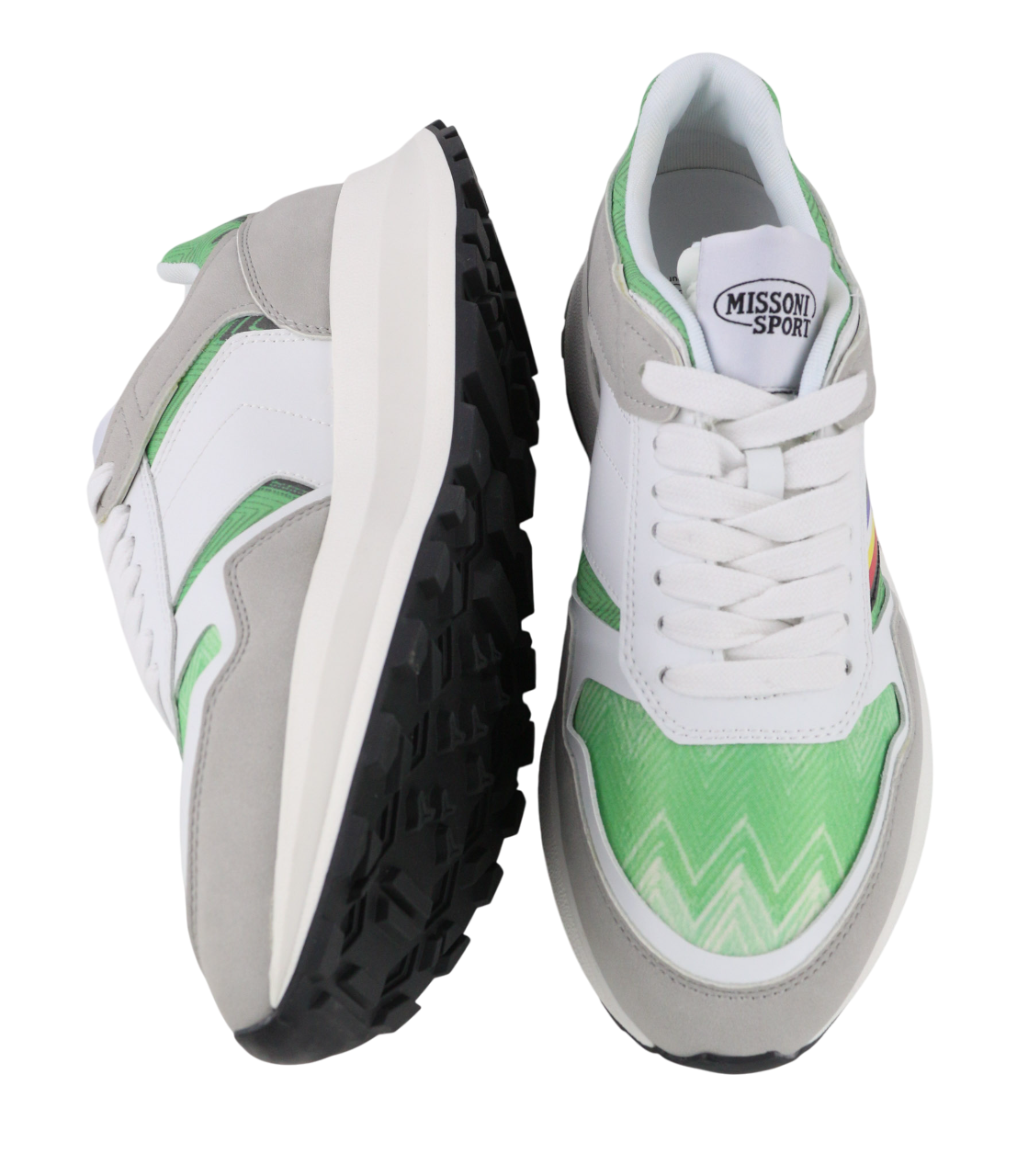 ACBC X MISSONI SHMIRUNT bėgimo unisex sportbačiai EU38 zigzago nėrinių sportinis raštas 