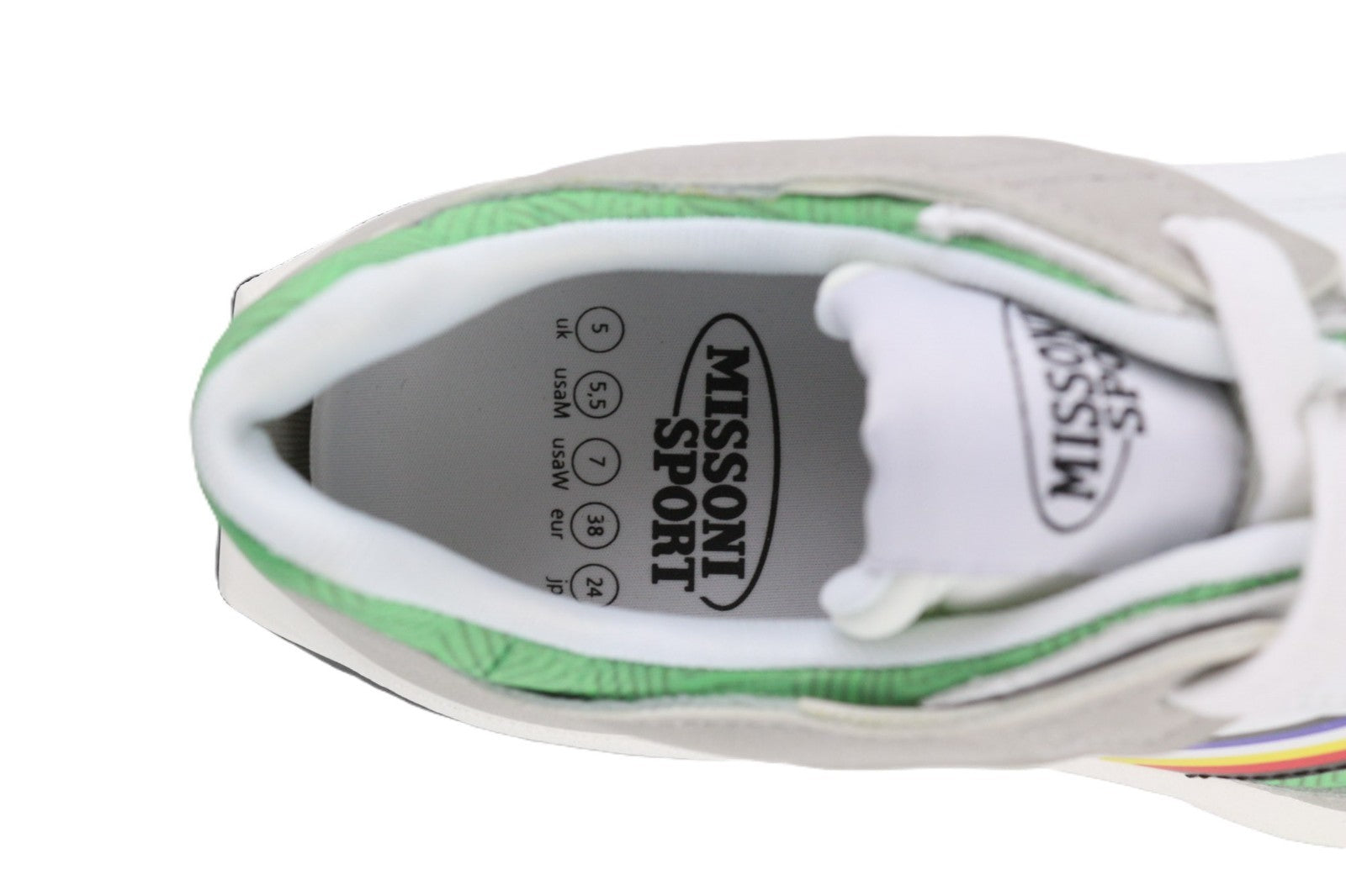 ACBC X MISSONI SHMIRUNT bėgimo unisex sportbačiai EU38 zigzago nėrinių sportinis raštas 