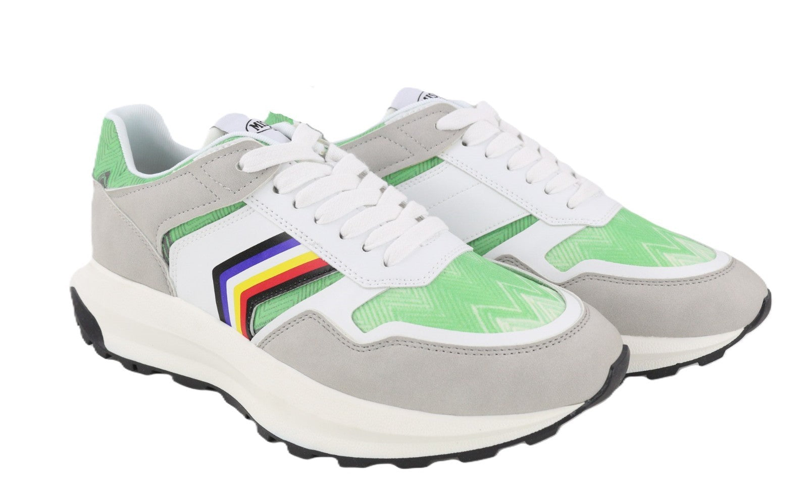 ACBC X MISSONI SHMIRUNT bėgimo unisex sportbačiai su žaliomis detalėmis, 40 € 