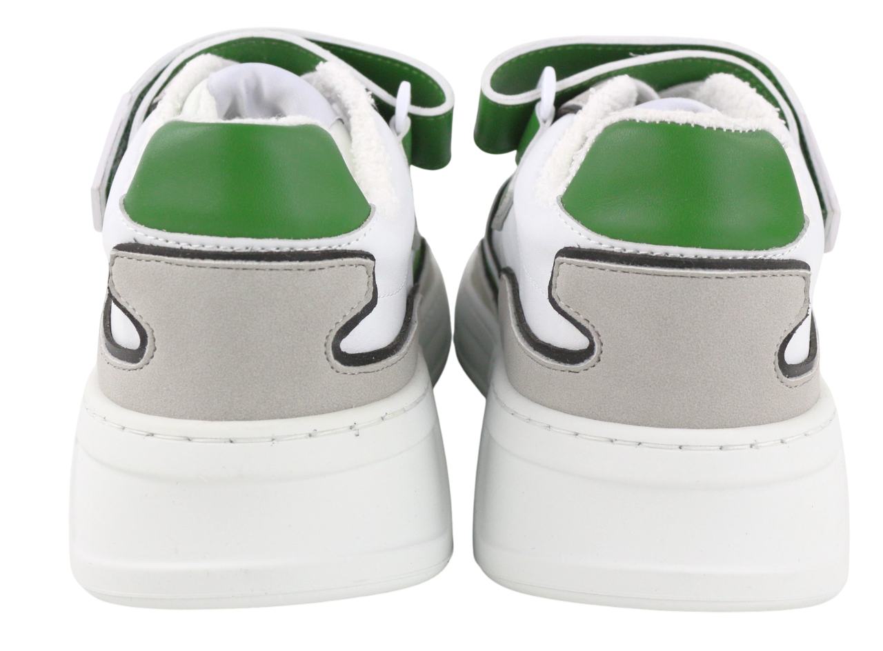 ACBC X MISSONI SHMISTEN teniso unisex sportbačiai EU41 su dirželiu, balti dizainerio 