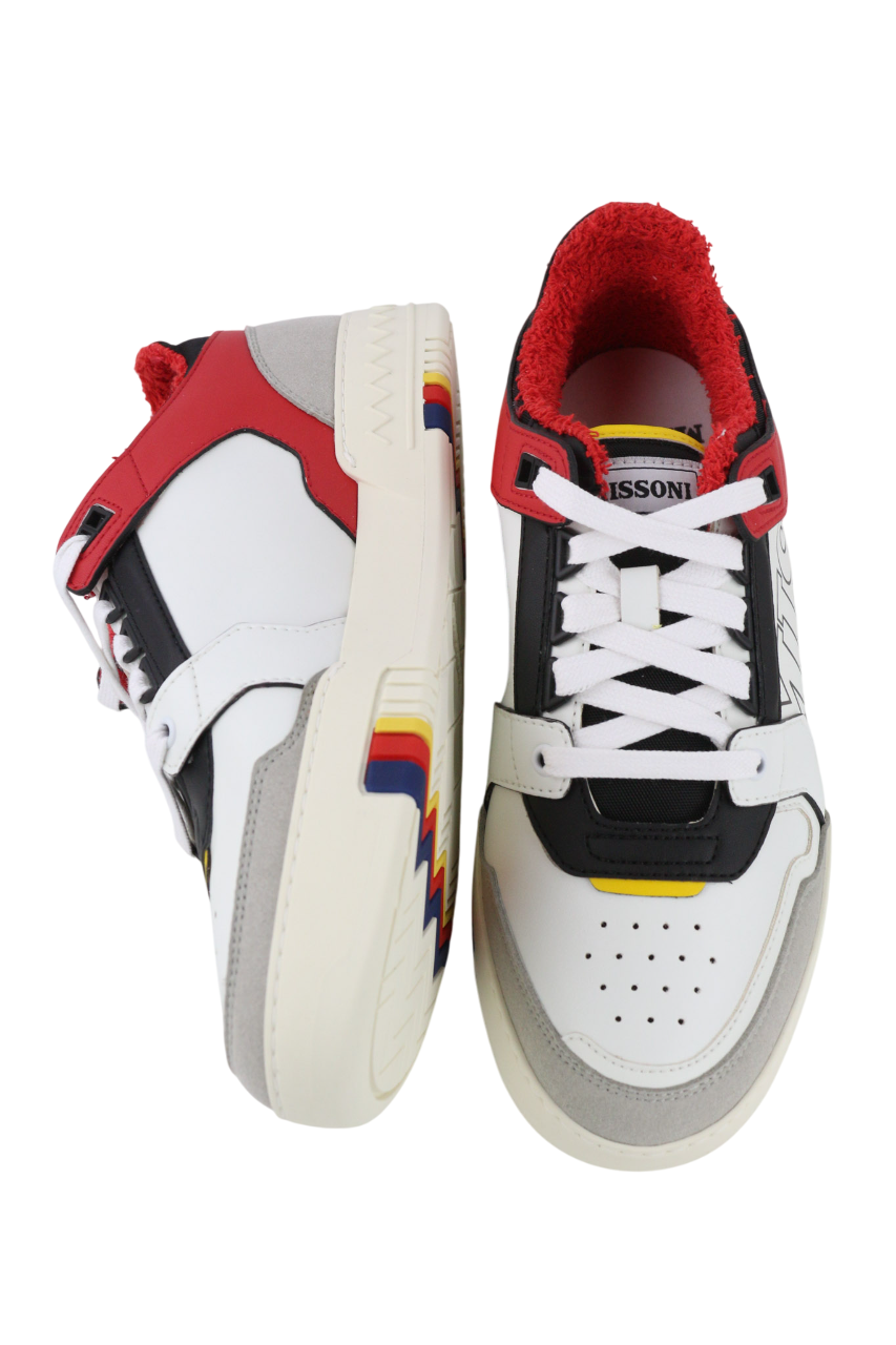 ACBC X MISSONI SHMISBAL „Basket 90'“ unisex sportbačiai, EU41, su raišteliais, įvairių spalvų 