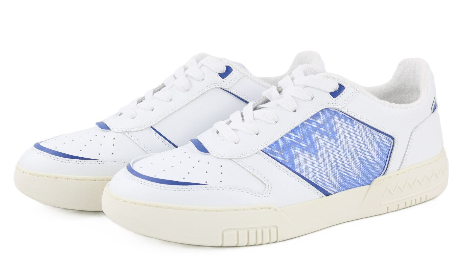 ACBC X MISSONI SHMIBNL Unisex sportbačiai su mėlynomis detalėmis, žemakulniai 