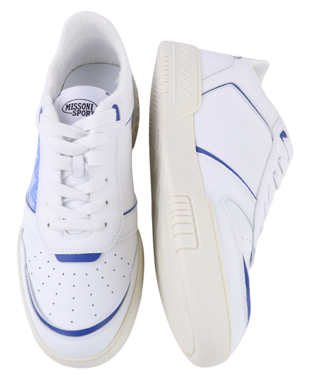 ACBC X MISSONI SHMIBNL Unisex sportbačiai su mėlynomis detalėmis, žemakulniai 