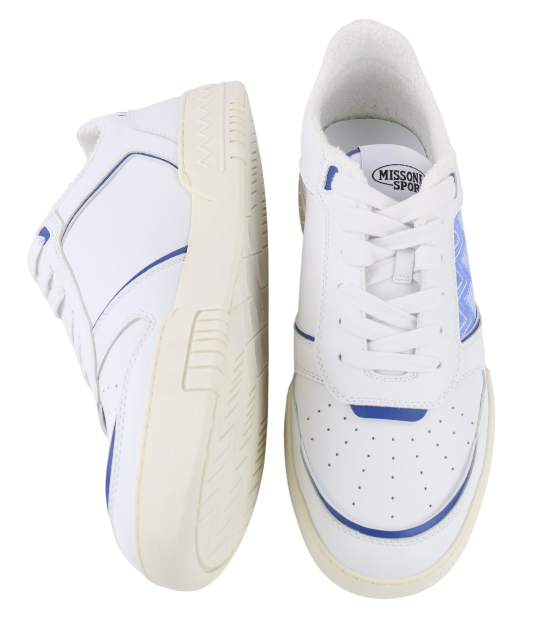 ACBC X MISSONI SHMIBNL Unisex sportbačiai su mėlynomis detalėmis, žemakulniai 