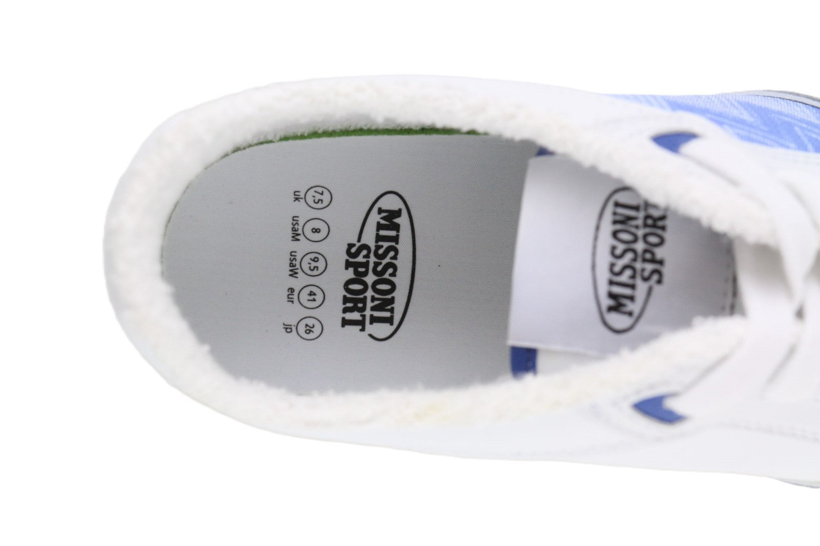 ACBC X MISSONI SHMIBNL Unisex sportbačiai su mėlynomis detalėmis, žemakulniai 