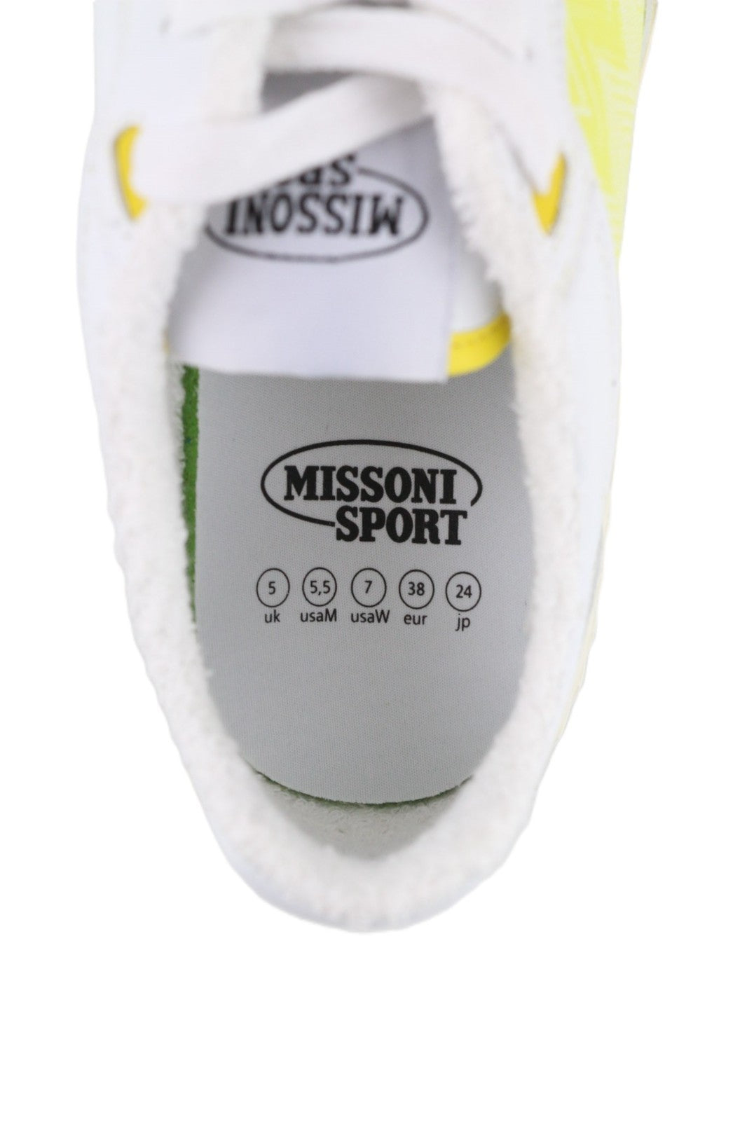 ACBC X MISSONI SHMIBNL Unisex sportbačiai, žemakulniai, 38 dydžio, dengto audinio, su krepšeliu. 