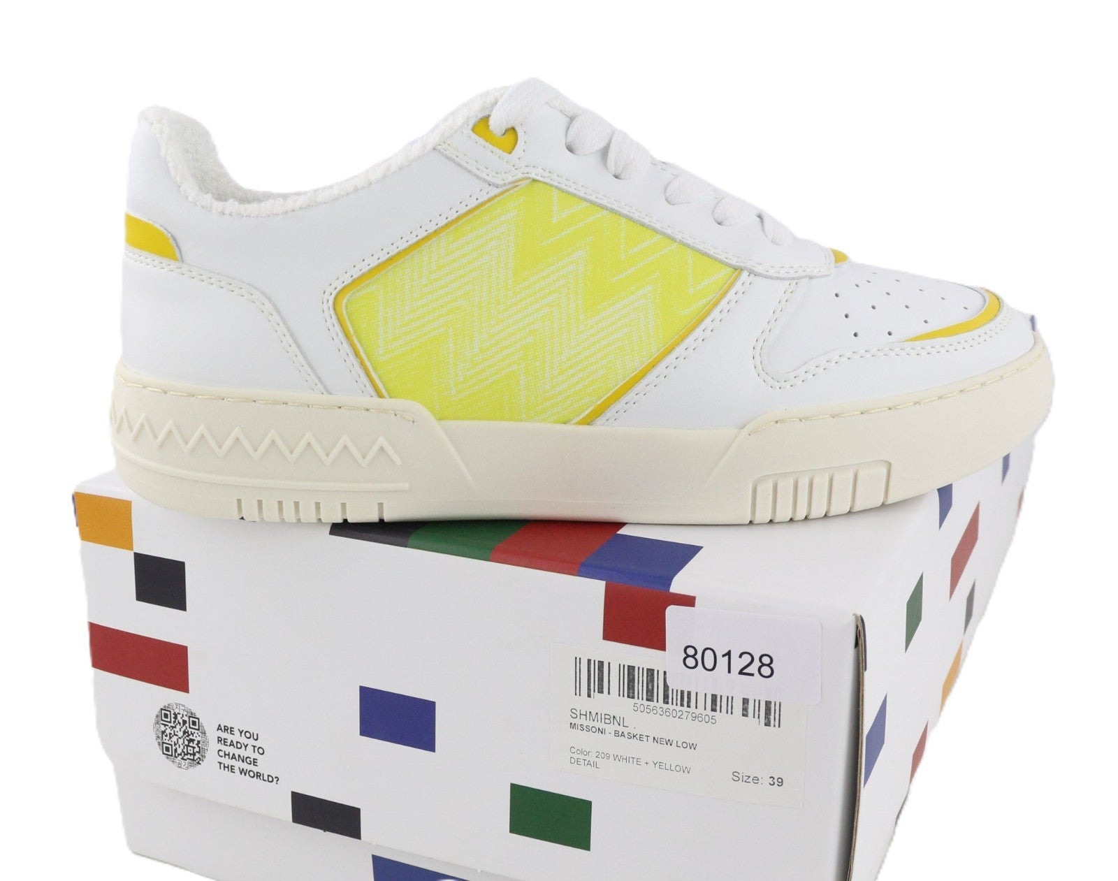 ACBC X MISSONI SHMIBNL Unisex sportbačiai su dengtu audiniu, žemu pamušalu, EU39 