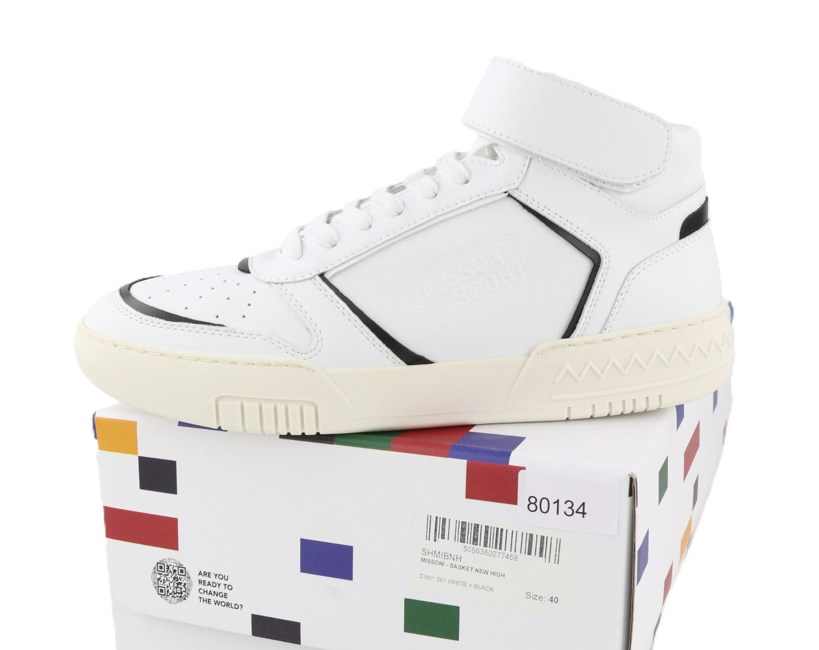 ACBC X MISSONI SHMIBNH unisex sportbačiai su aukštais krepšeliais ir guminiu padu, EU40 