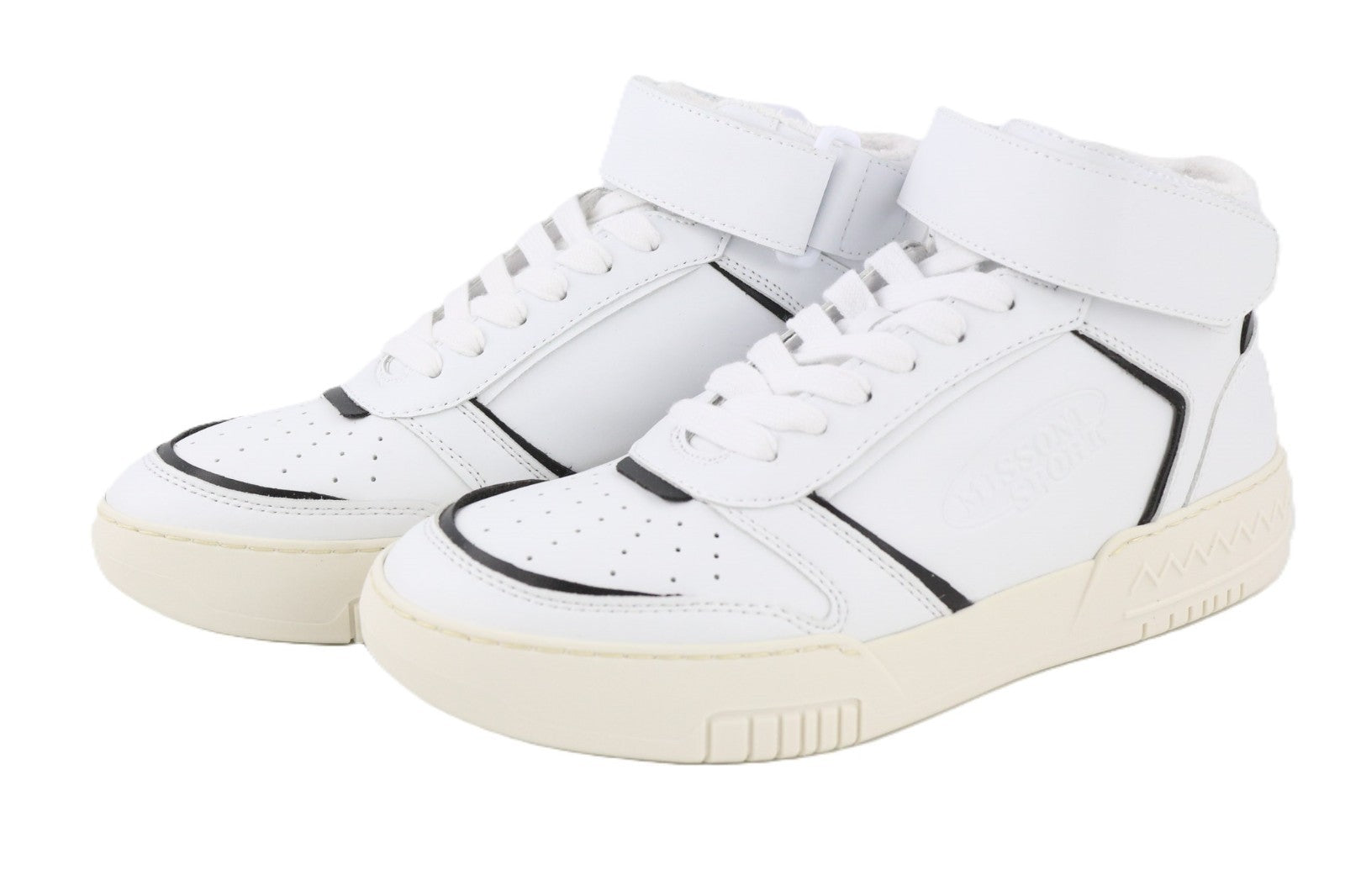 ACBC X MISSONI SHMIBNH unisex sportbačiai su aukštais krepšeliais, EU38, guminiu padu, modernaus stiliaus 