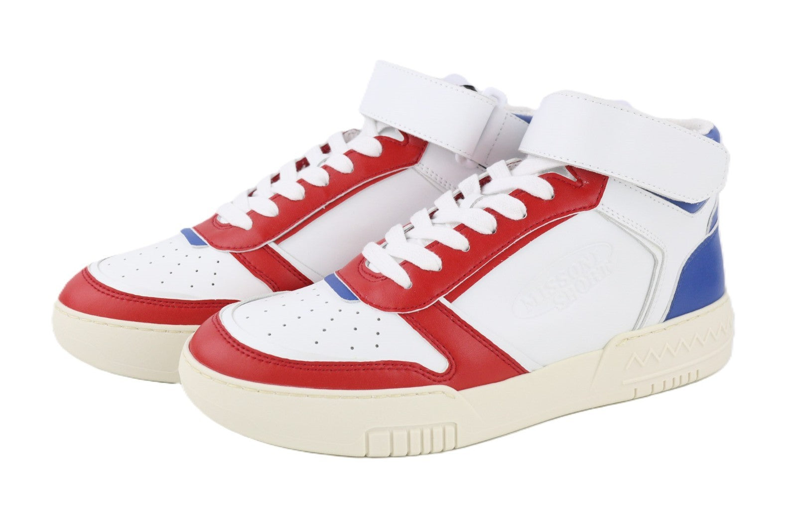 ACBC X MISSONI SHMIBNH unisex sportbačiai su aukštais krepšeliais, EU45, dviejų spalvų, apvali nosis 