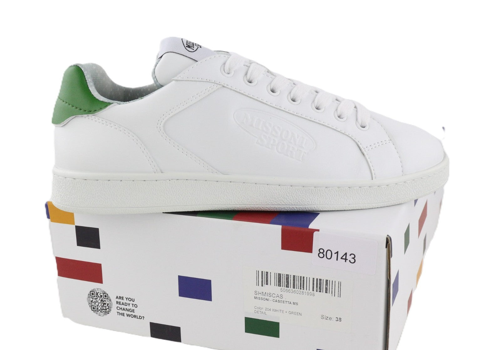 ACBC X MISSONI SHMISCAS Cassetta MS Sport Unisex sportbačiai EU38 su raišteliais ir guma 