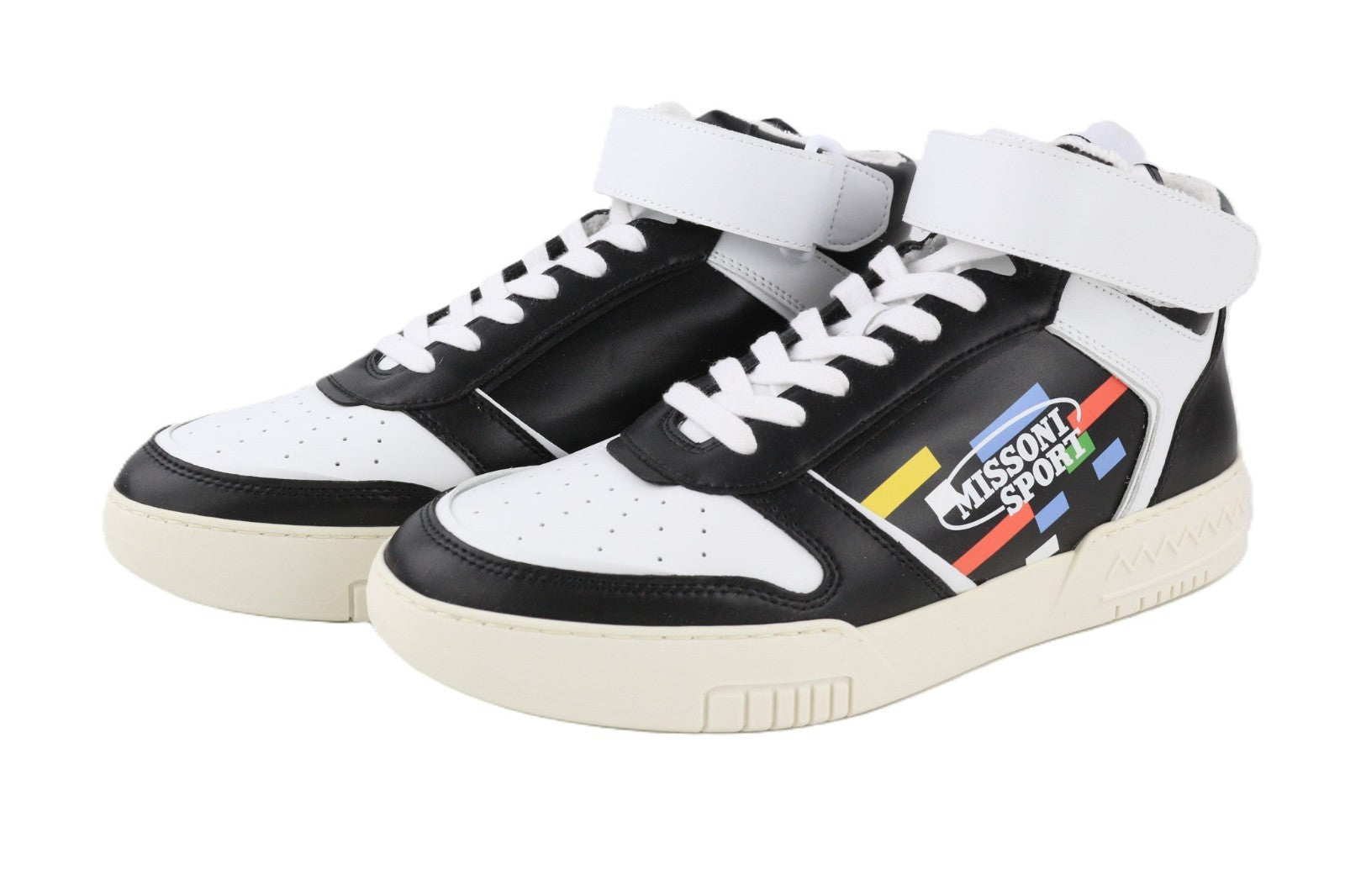 ACBC X MISSONI SHMIBNH unisex sportbačiai su aukštais krepšeliais, EU42, dengti audiniu viduje 