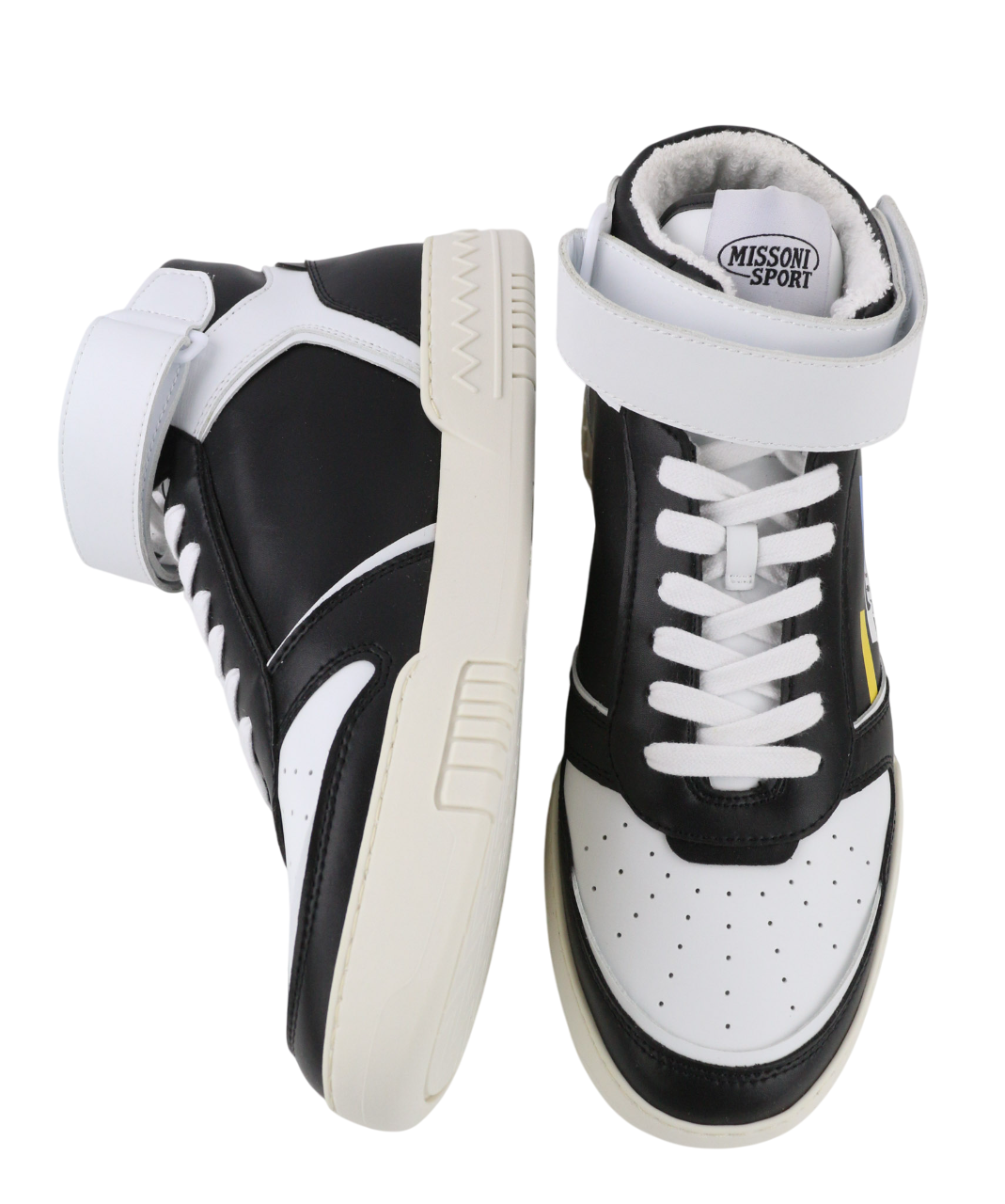 ACBC X MISSONI SHMIBNH unisex sportbačiai su aukštais krepšeliais, EU42, dengti audiniu viduje 