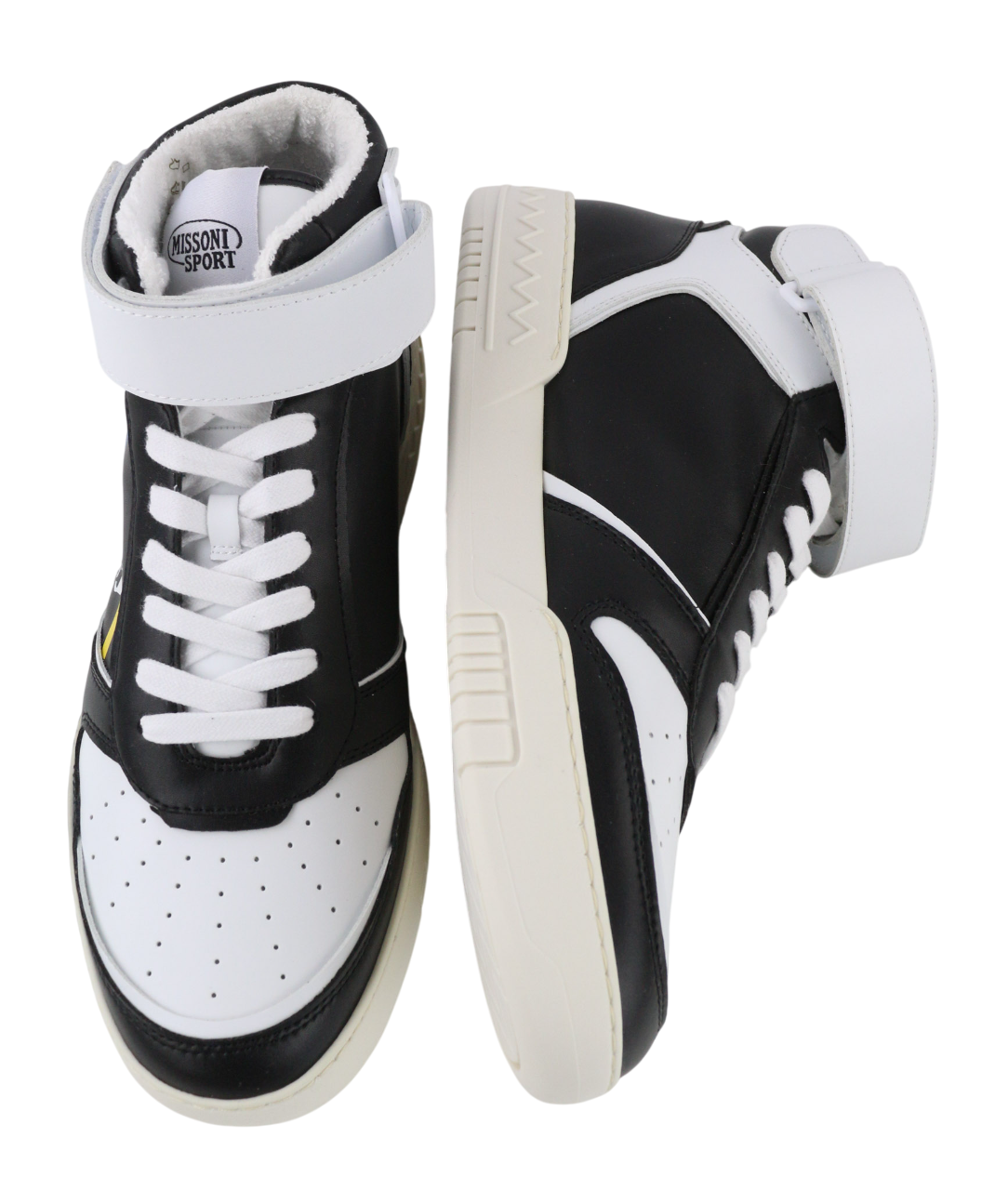 ACBC X MISSONI SHMIBNH unisex sportbačiai su aukštais krepšeliais, EU42, dengti audiniu viduje 