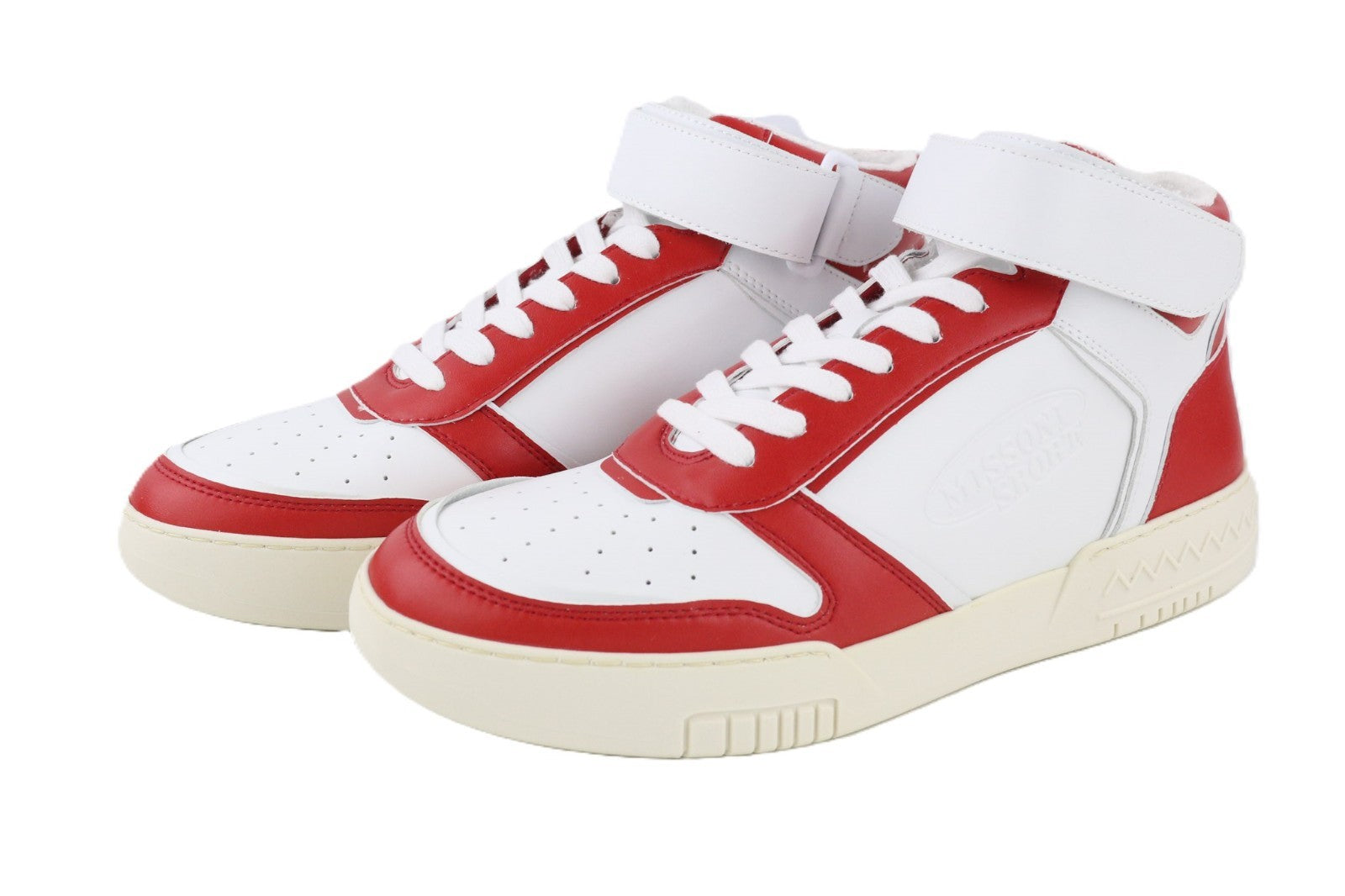 ACBC X MISSONI SHMIBNH unisex sportbačiai su aukštais krepšeliais, EU42, su logotipu ir audinio vidumi. 